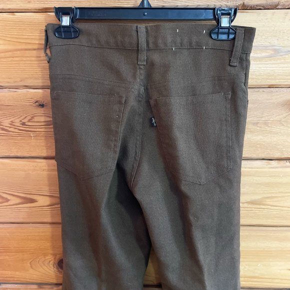 Levi's Vintage 60s / 70s STA-PREST Dark Brown High Rise Pants - Picture 5 of 12